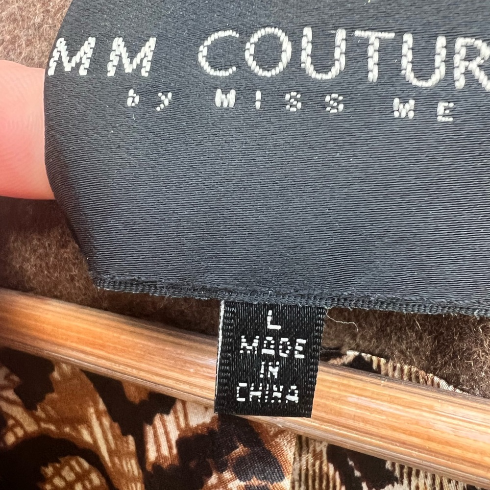 Vintage MM Couture Brown  Coat - Picture 3 of 9